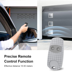 433,92 MHz Telecommande Portail Compatible avec C@me, 2 Canaux Télécommande de Porte de Garage Compatible avec 432NA/EV/EE, Lot 