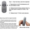 433,92 MHz Telecommande Portail Compatible avec C@me, 2 Canaux Télécommande de Porte de Garage Compatible avec 432NA/EV/EE, Lot 