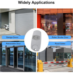 433,92 MHz Telecommande Portail Compatible avec C@me, 2 Canaux Télécommande de Porte de Garage Compatible avec 432NA/EV/EE, Lot 