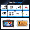 Essgoo [4+64g] android 15 autoradio pour vw golf 5/6, t5, passat, polo, touran, tiguan, caddy, seat, skoda – écran tactile 7" av