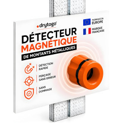 Aimant Puissant Néodyme pour Placo I Détecteur Rail et Montant Mur Sans Pile I Trouve Vis Cachées Cloison Sèche I Outil Compact 