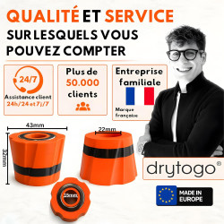 Aimant Puissant Néodyme pour Placo I Détecteur Rail et Montant Mur Sans Pile I Trouve Vis Cachées Cloison Sèche I Outil Compact 