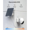 ieGeek 24/7 Enregistrement AOV 2K Camera Surveillance WiFi Exterieure sans Fil Solaire, Suivi Automatique, 360° PTZ, Batterie 90