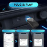 Adaptateur sans fil android auto & carplay sans fil, connexion rapide et sans retard, stick 2 en 1 convertir wirouge android aut