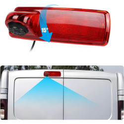 Caméra de Recul pour Renault trafic 2014 / Opel Vivaro 2014, 3ème Feu Stop Caméras Arrière, Vision Nocturne, Etanche IP67, Angle