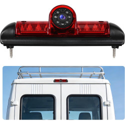 Caméra de Recul pour Fiat Ducato Late 3 gen 2006-2017 / Peugeot Boxer 2006-2017/ Citroen Jumper 2006-2017, 3ème Feu Stop Caméras
