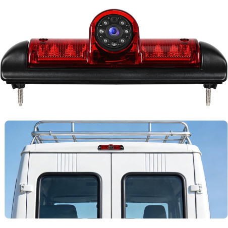 Caméra de Recul pour Fiat Ducato Late 3 gen 2006-2017 / Peugeot Boxer 2006-2017/ Citroen Jumper 2006-2017, 3ème Feu Stop Caméras