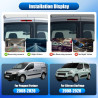 Caméra de Recul pour Peugeot Partner 2008-2020/Citroen Berlingo 2008-2020, 3ème Feu Stop Caméras Arrière, Vision Nocturne, Etanc