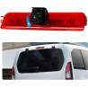 Caméra de Recul pour VW Caddy 2003-2015, 3ème Feu Stop Caméras Arrière, Vision Nocturne, Etanche IP67, Angle Réglable,avec Ligne
