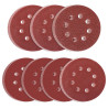 30 Pcs Disque Abrasif 125mm, Papier a Poncer 125mm, Grain 40 Papier Abrasif pour Ponceuses Excentrique, disques abrasifs pour po