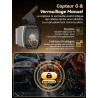 Dashcam Voiture Avant Arriere 4K +1080P, Contrôle APP avec Wi-FI 5G, Carte 64 Go, Moniteur de Stationnement 24H, WDR, Vision Noc