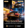 Dashcam Voiture Avant Arriere 4K +1080P, Contrôle APP avec Wi-FI 5G, Carte 64 Go, Moniteur de Stationnement 24H, WDR, Vision Noc