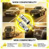 2 Pièces Adaptateur Antenne Autoradio DIN Mâle vers ISO Femelle Connecteur d'Antenne Voiture pour Récepteur Stéréo Unité de Tête