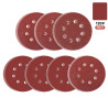 40 Pcs Disque Abrasif 125mm, Papier a Poncer 125mm, Grain 120 Papier Abrasif pour Ponceuses Excentrique, disques abrasifs pour p