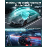 Dashcam Voiture Avant Arrière, 4K+1080P Double Caméra WiFi avec Application, Camera Embarquée Voiture IPS 3.18" avec Carte 64Go 