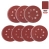 40 Pcs Disque Abrasif 125mm, Papier a Poncer 125mm, Grain 180 Papier Abrasif pour Ponceuses Excentrique, disques abrasifs pour p