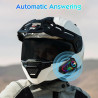 6.0 intercom moto bleutooth kit, casque moto motocyclette helmet communication systèmes, kit main libre moto entre 2 motards ip5