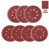 40 Pcs Disque Abrasif 125mm, Papier a Poncer 125mm, Grain 80 Papier Abrasif pour Ponceuses Excentrique, disques abrasifs pour po