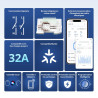 SONOFF Basic DIN Rail (BASIC-1GSP) Interrupteur WiFi Smart Rail DIN, Contrôle Domotique Matter over WiFi, 32A pour Tableau Élect