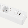 Amazon Basics Multiprise avec 2 Prises Secteur, Recharge Rapide USB-C 20W, 2 Ports USB-C, 1 Port USB-A, Rallonge de 1,5m, pour l