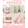 2 Pièces Ventouse Silicone Double Face – Adhésive Réutilisable Téléphone, Câbles & Objets Légers | Fixation Discrète sans Trace 