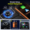 LAMTTO Adaptateur CarPlay sans Fil pour iPhones&Android Auto avec AirPlay/Miracast,Convertit Car Play Filaire en sans Fil Plug&P