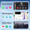 Adaptateur sans Fil 2 en 1 pour CarPlay & Android Auto, Conversion Filaire en sans Fil avec USB/Type-C, Connexion Stable et sans