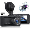 Oryzom Dashcam 4K Pro – Enregistrement Ultra HD avec caméras Avant/arrière, Caméra Voiture avec Capteur G and WDR, Vision Noctur