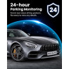 Oryzom Dashcam 4K Pro – Enregistrement Ultra HD avec caméras Avant/arrière, Caméra Voiture avec Capteur G and WDR, Vision Noctur