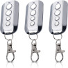 433 MHz Télécommande Portail, 4 Canaux Telecommande Porte De Garage Compatible avec Avidsen 104257,114253,104250, 104251, 104350