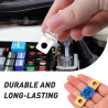 20 Pièce Mini‑Fusibles Voiture — Assortiment Fusibles Midi et Fusible Mini, 2 Pièces par Ampérage, Haute Résistance Thermique et