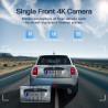 WOLFANG 4K Dashcam Voiture Avant Arrière, Wi-FI Caméra Voiture, Grand Angle 170° G-Capteur, Caméra Embarquée Voiture avec Mode S