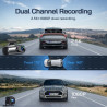 WOLFANG 4K Dashcam Voiture Avant Arrière, Wi-FI Caméra Voiture, Grand Angle 170° G-Capteur, Caméra Embarquée Voiture avec Mode S