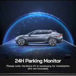 WOLFANG 4K Dashcam Voiture Avant Arrière, Wi-FI Caméra Voiture, Grand Angle 170° G-Capteur, Caméra Embarquée Voiture avec Mode S