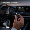 Minix ca525 adaptateur carplay sans fil & android auto, version 2026 2-en-1 filaire vers sans fil, commutation à une touche, com