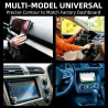 Universel en Métal avec Cadre,Cage D'Autoradio Double 2 DIN,Métal Cage d'Autoradio,Cadre de Montage Autoradio Pour Lecteur DVD,N