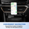 Support de téléphone portable pour grille d'aération de voiture pour Cupra Leon/Cupra Ateca/Cupra Formentor 2021-2025 - Fixation