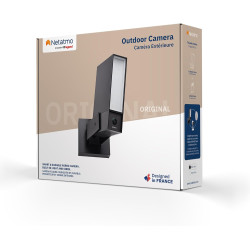 NETATMO Caméra de Surveillance Extérieure, Wi-Fi 5 GHz, 2K HDR, Détection IA Personnes/Véhicules/Animaux, Projecteur LED 12 W, S