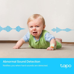 Tapo Caméra Surveillance WiFi intérieure 2K+(4MP) C225, Détection de Personne, Vision Nocturne Personnalisable, Suivi de Mouveme