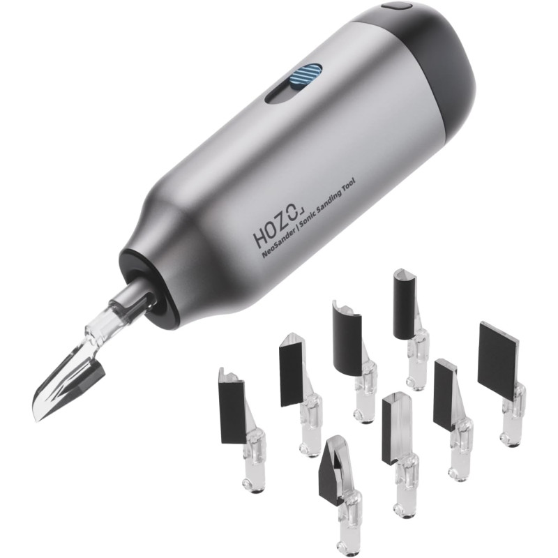 HOZO NeoSander Ponceuse électrique multifonction avec 13 000 SPM, ponçage précis, idéal pour l'impression 3D, modélisme, travaux