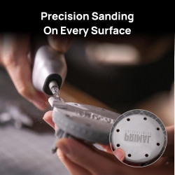 HOZO NeoSander Ponceuse électrique multifonction avec 13 000 SPM, ponçage précis, idéal pour l'impression 3D, modélisme, travaux