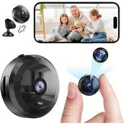 WiFi Caméra,1080P HD Caméra de Surveillance Interieur/Extérieur sans Fil avec Audio et Vidéo, avec Enregistrement Longue Batteri
