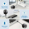 WiFi Caméra,1080P HD Caméra de Surveillance Interieur/Extérieur sans Fil avec Audio et Vidéo, avec Enregistrement Longue Batteri
