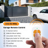 Lot de 1 aam0094 télécommande scs sentinel, 433.92mhz télécommande portail garage, compatible scs motorisation portail et porte 