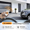 Lot de 1 aam0094 télécommande scs sentinel, 433.92mhz télécommande portail garage, compatible scs motorisation portail et porte 