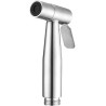 1 douchette à main, pommeau de douche en acier inoxydable, pulvérisateur de bidet pour toilettes, douchette à main, argenté