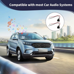 2 Pièces Adaptateur Haut Parleur, Adaptateur Enceinte Voiture DIN Universels, Connecteurs Fiche pour Haut-parleurs Compatible av