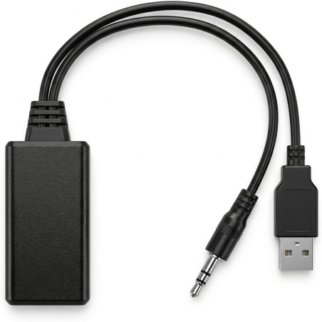 Adaptateur bleutooth jack, adaptateur bleutooth voiture avec bleu tooth 5.0, récepteur audio aux interface 3.5 mm, convertisseur
