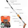 Pistolet à clouer manuel pour béton et acier, 5 niveaux de réglage - Kit complet avec 220 clous, mini pistolet à clouer portable