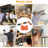 Pistolet à clouer manuel pour béton et acier, 5 niveaux de réglage - Kit complet avec 220 clous, mini pistolet à clouer portable